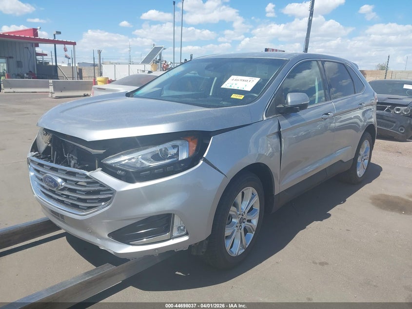 Vin: 2fmpk3k95mba16622, lot: 45195154, ford edge titanium 20212