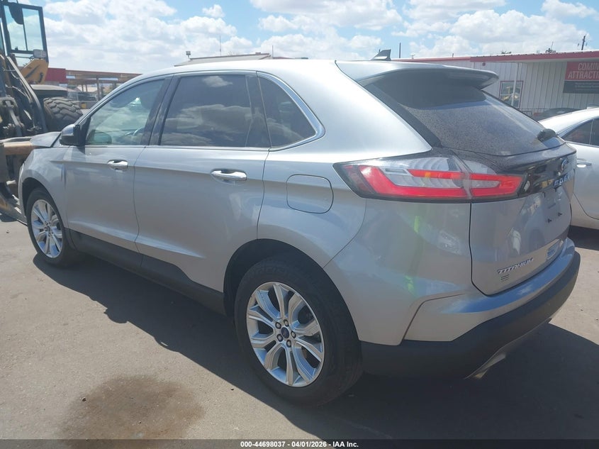 Vin: 2fmpk3k95mba16622, lot: 45195154, ford edge titanium 20213