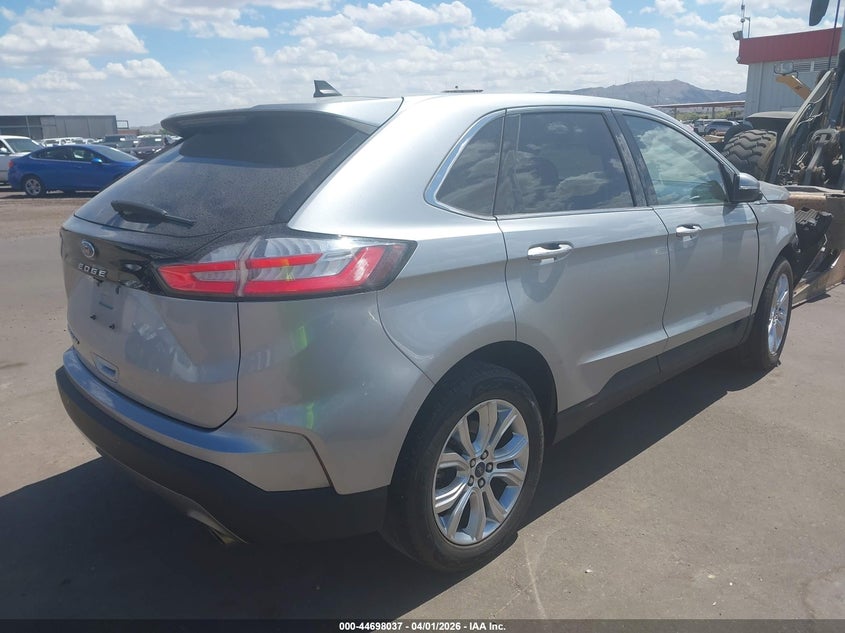 Vin: 2fmpk3k95mba16622, lot: 45195154, ford edge titanium 20214