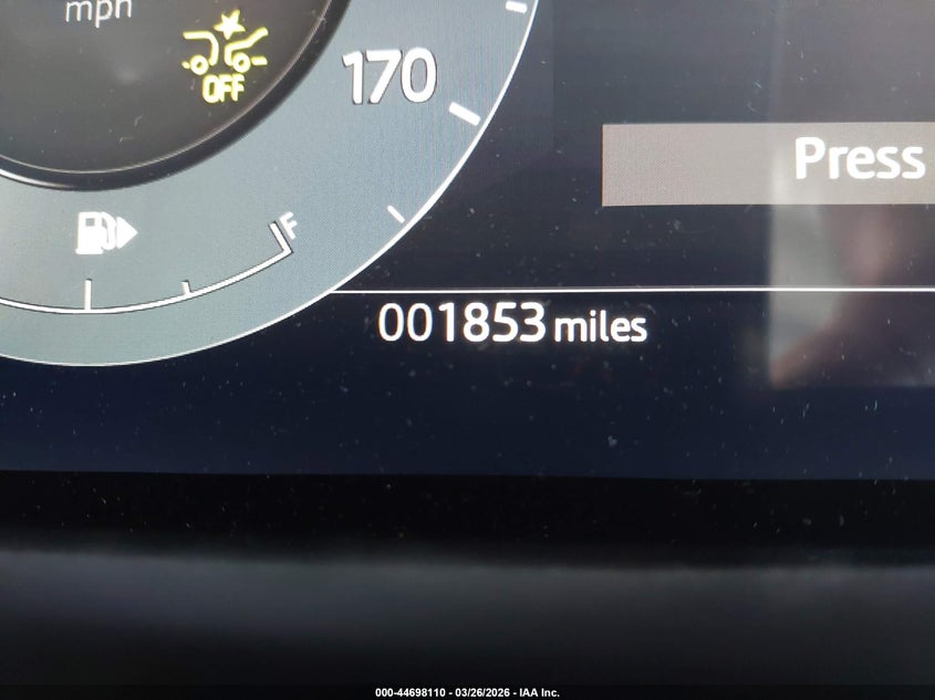 2026 Land Rover Range Rover Velar P250 S VIN: SALYJ2EX2TA820007 Lot: 44698110