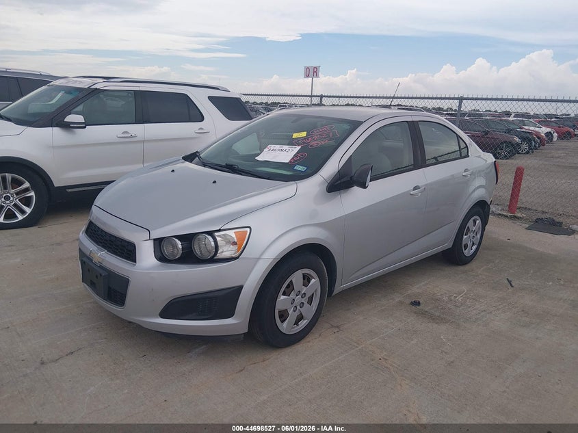 Vin: 1g1ja5sh6f4175090, lot: 45195644, chevrolet sonic ls auto 20152