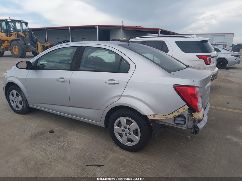Vin: 1g1ja5sh6f4175090, lot: 45195644, chevrolet sonic ls auto 20153