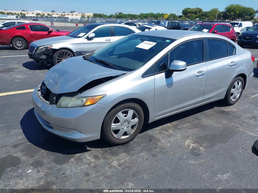 2012 Honda Civic Lx 19XFB2F52CE389299 photo 1