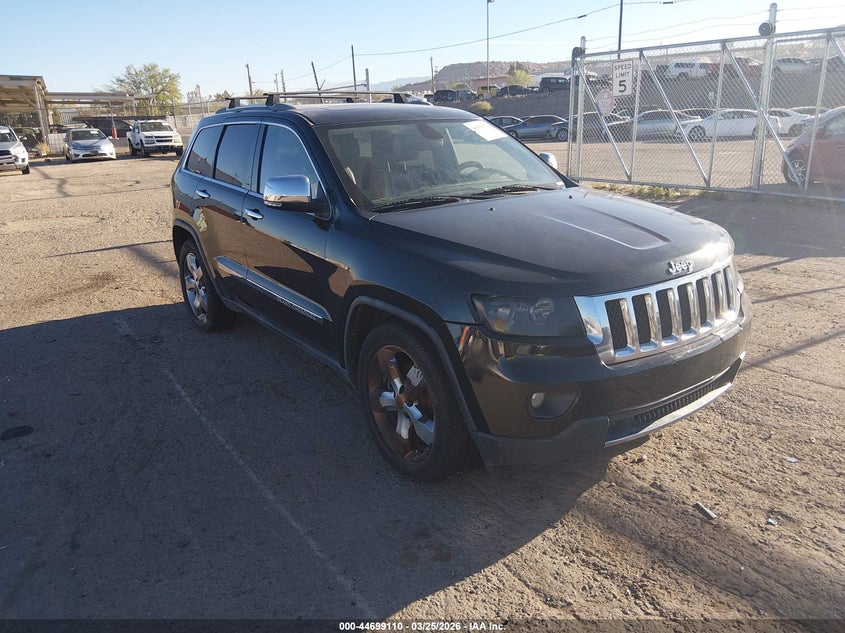 2012 JEEP GRAND CHEROKEE OVERLAND