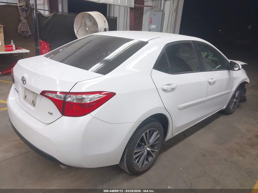 2016 Toyota Corolla Le Plus