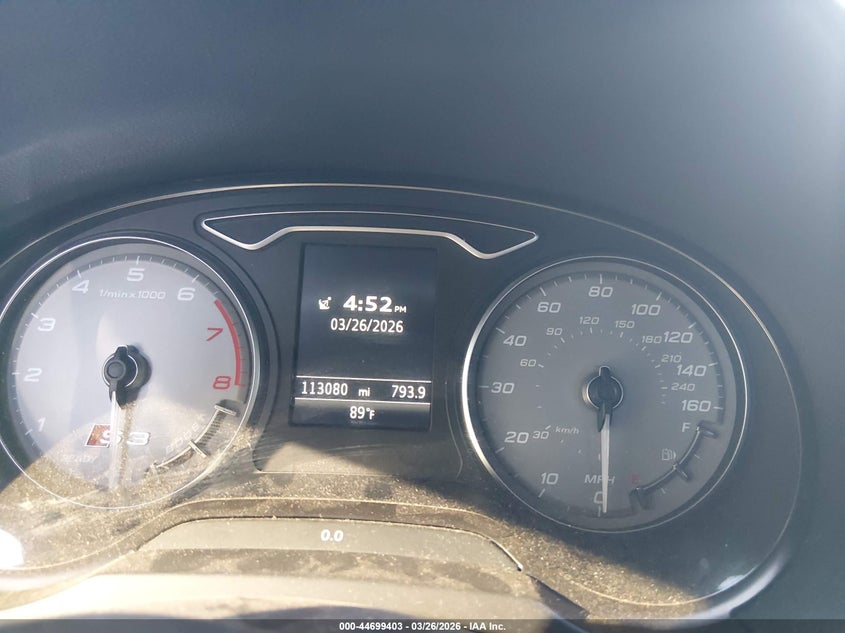 2016 Audi S3 2.0T Premium Plus VIN: WAUF1GFF3G1017694 Lot: 44699403