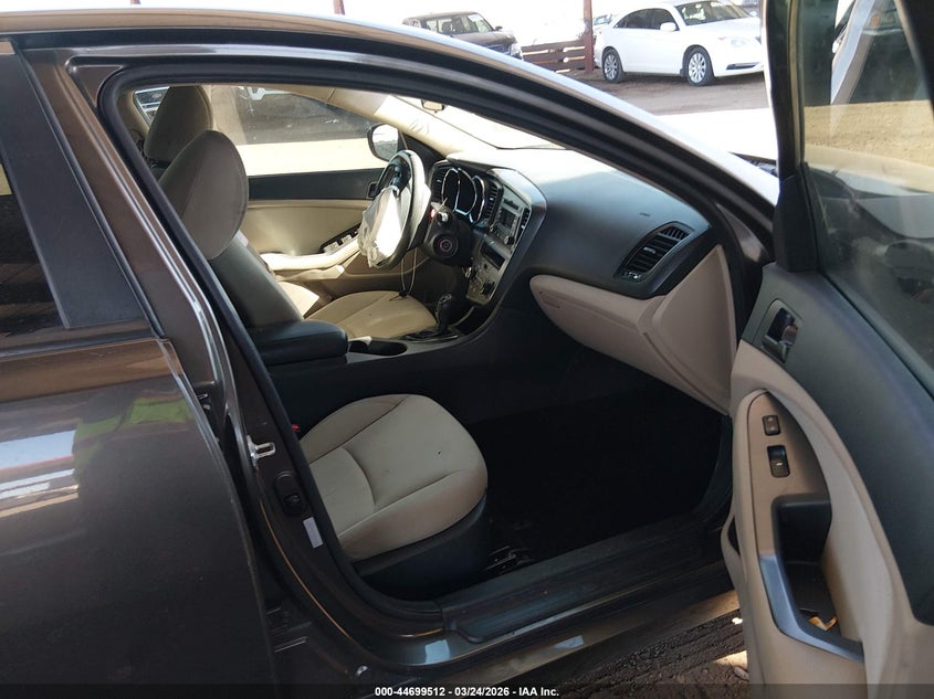 2012 Kia Optima 2.4 Lx grey Lot 111044699512 Vin 5XXGM4A72CG012482