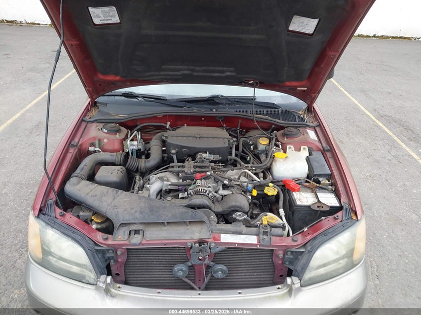 2002 Subaru Outback VIN: 4S3BH665527614088 Lot: 44699533