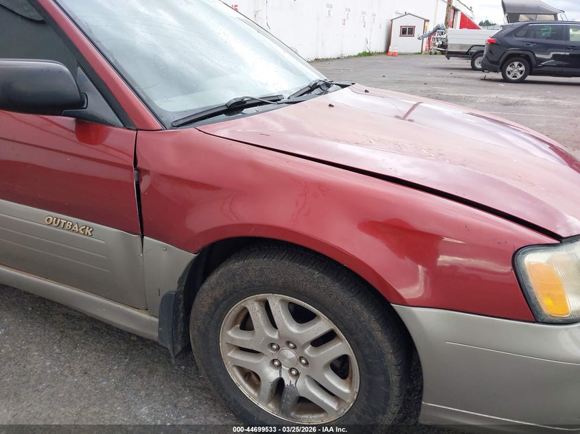 2002 Subaru Outback VIN: 4S3BH665527614088 Lot: 44699533