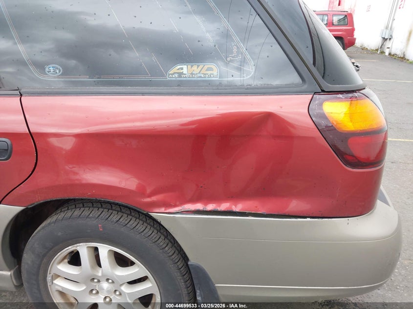 2002 Subaru Outback VIN: 4S3BH665527614088 Lot: 44699533