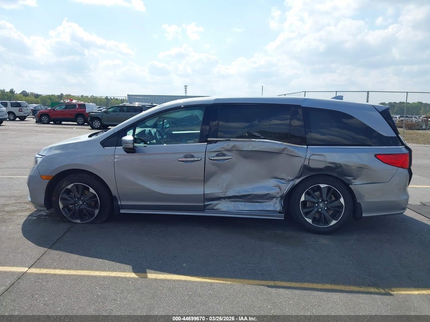 2022 Honda Odyssey Elite VIN: 5FNRL6H92NB003074 Lot: 44699670