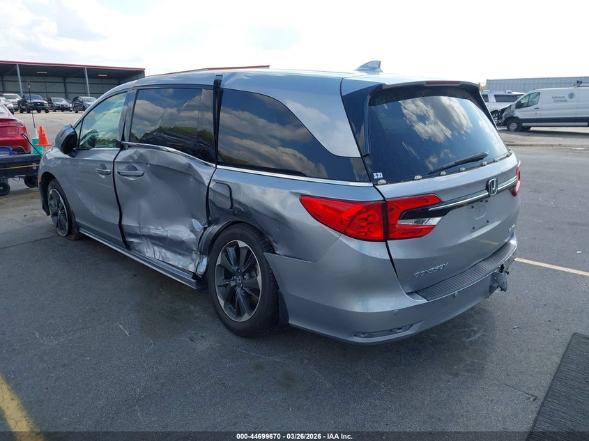 2022 Honda Odyssey Elite VIN: 5FNRL6H92NB003074 Lot: 44699670
