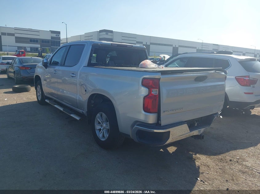 2021 Chevrolet Silverado 5.3 1500 2Wd Short Bed Lt silver Lot 111044699686 Vin 3GCPWCEDXMG150502