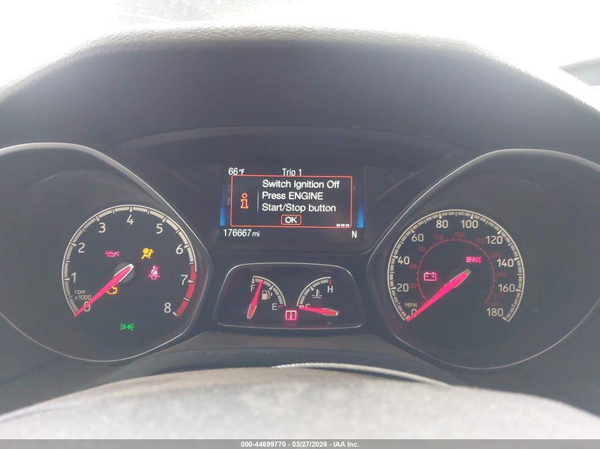 2016 Ford Focus St VIN: 1FADP3L94GL212908 Lot: 44699770