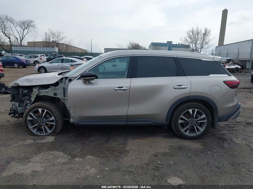 2022 Infiniti Qx60 Luxe Awd VIN: 5N1DL1FSXNC339177 Lot: 44700179