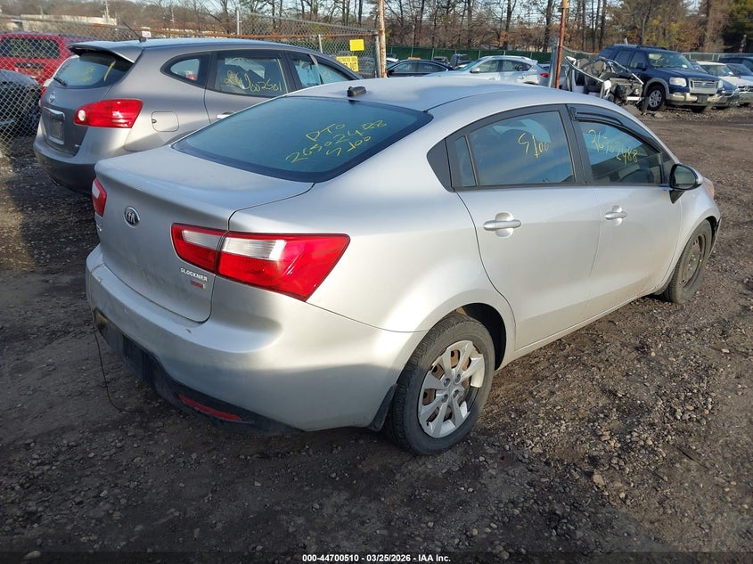 Vin: knadm4a33e6397968, lot: 45197641, kia rio lx 20144