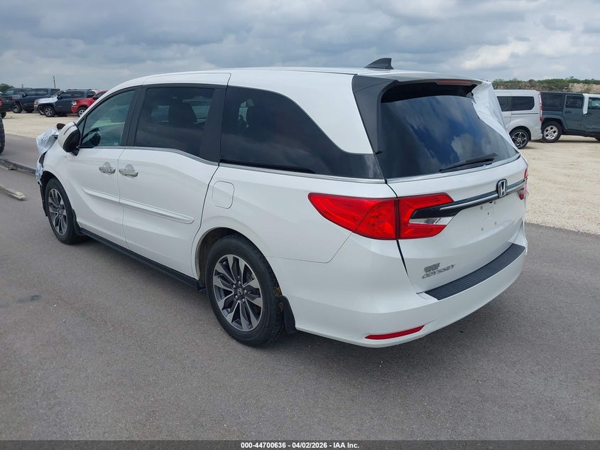 Vin: 5fnrl6h64pb031127, lot: 45197767, honda odyssey ex-l 20233
