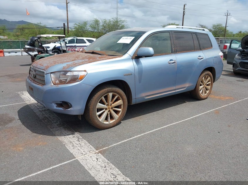 2008 TOYOTA HIGHLANDER HYBRID auction photo 2