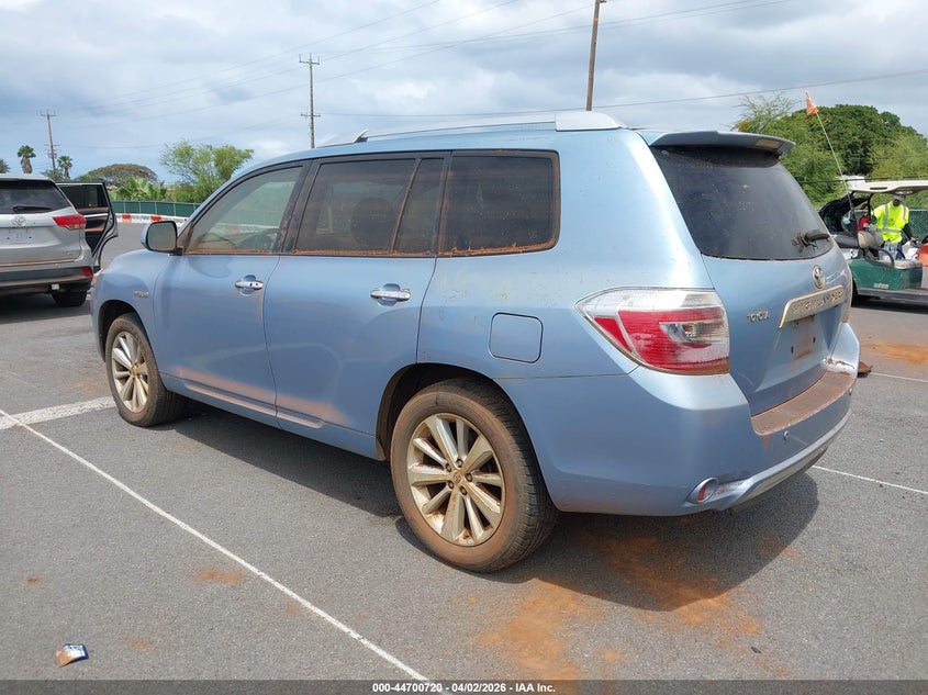 2008 TOYOTA HIGHLANDER HYBRID auction photo 3