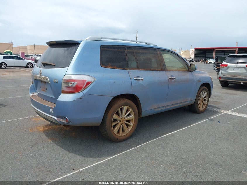 2008 TOYOTA HIGHLANDER HYBRID auction photo 4