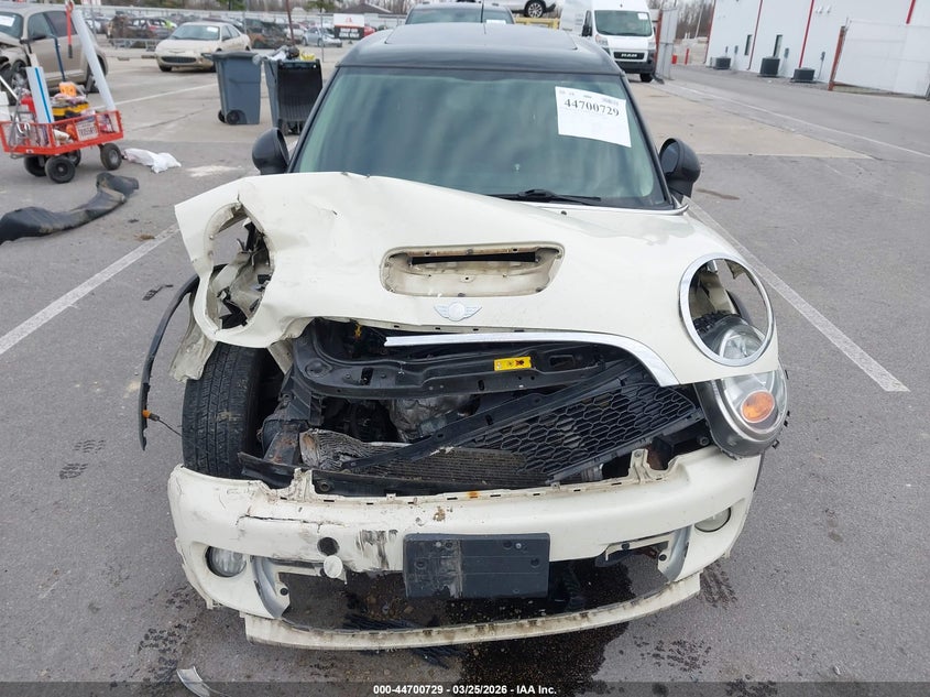 2012 Mini Cooper S Clubman VIN: WMWZG3C51CTY37609 Lot: 44700729