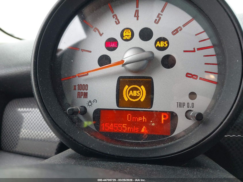 2012 Mini Cooper S Clubman VIN: WMWZG3C51CTY37609 Lot: 44700729