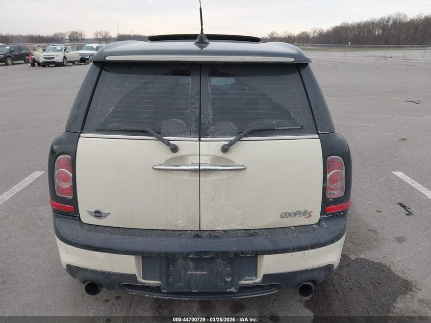 2012 Mini Cooper S Clubman VIN: WMWZG3C51CTY37609 Lot: 44700729