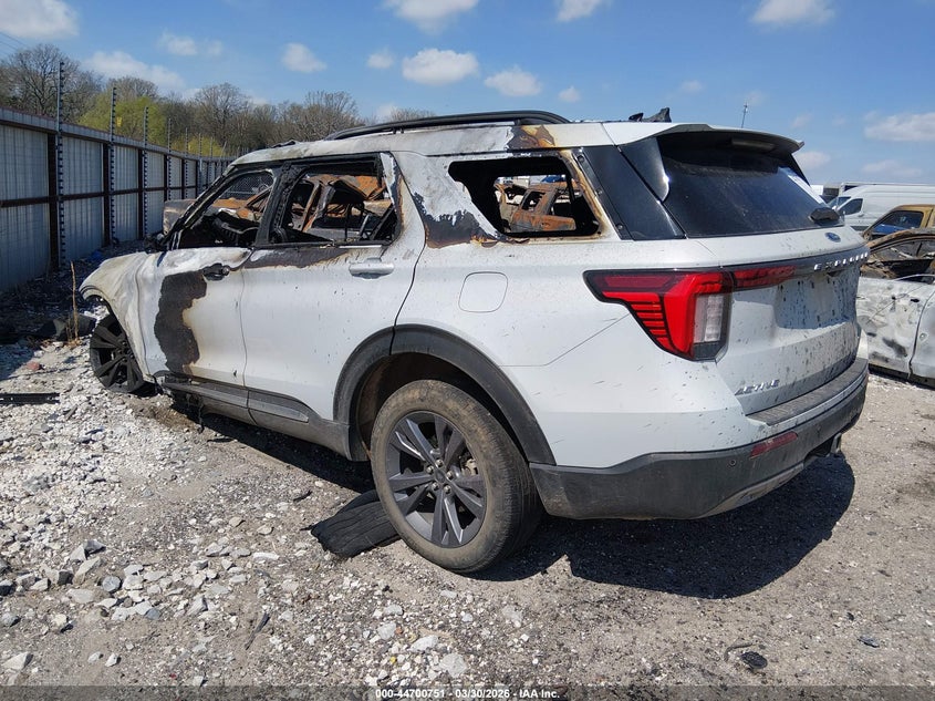 Vin: 1fmuk8dh1sgb13360, lot: 45197882, ford explorer active 20253