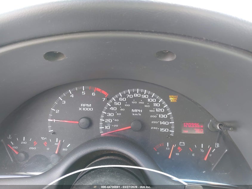 1998 Chevrolet Camaro Z28 VIN: 2G1FP22G1W2153482 Lot: 44700861