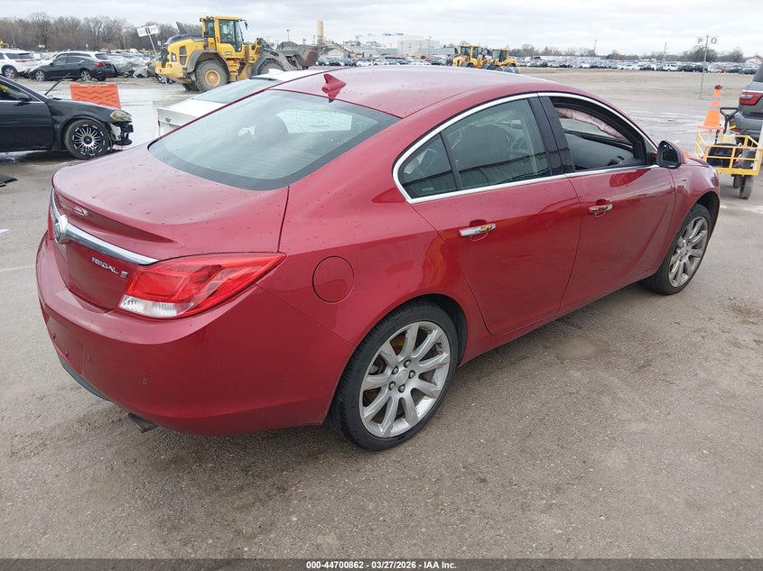 2012 Buick Regal 2.0 Turbo - Premium 3 red Lot 111044700862 Vin 2G4GU5GV7C9195151