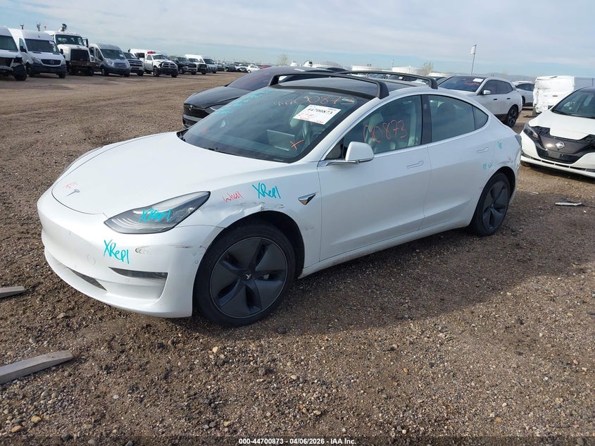 Vin: 5yj3e1eb2lf619302, lot: 45198003, tesla model 3 long range dual motor all-wheel drive 20202