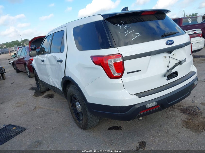 Vin: 1fm5k8ar6kga62519, lot: 45198232, ford police interceptor utility 20193