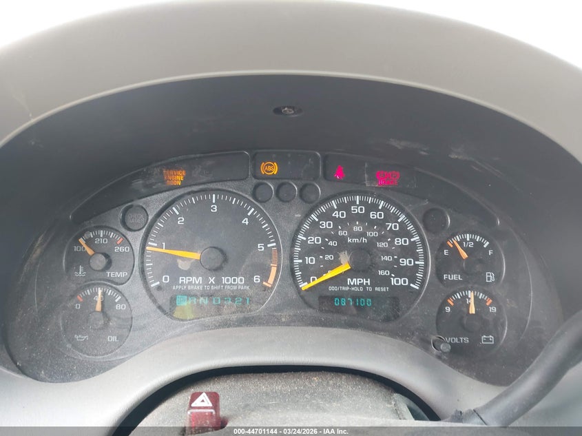 2001 GMC Sonoma Sls VIN: 1GTCS19W018133784 Lot: 44701144