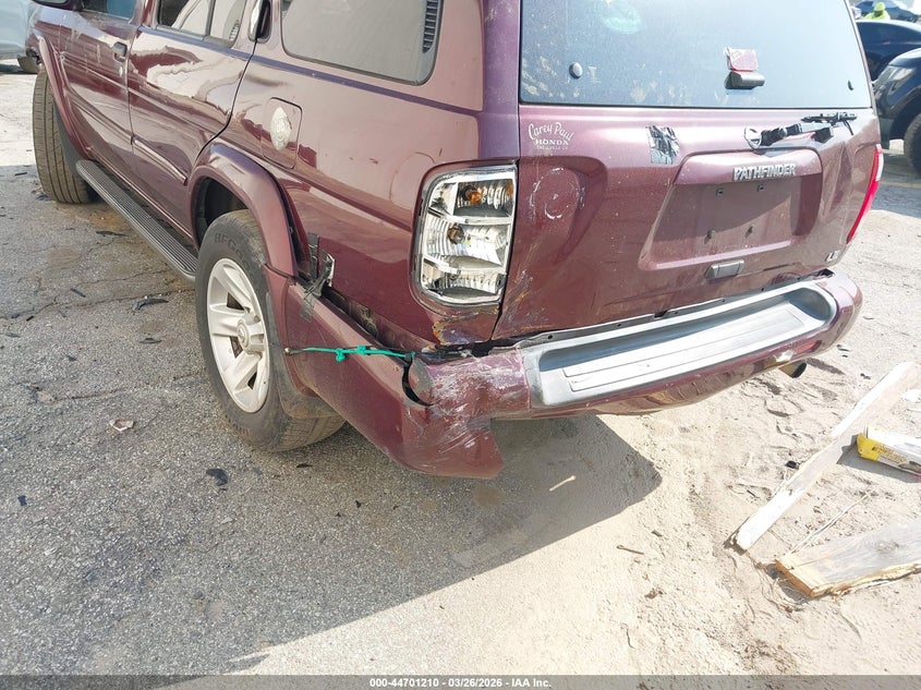 2003 Nissan Pathfinder Le VIN: JN8DR09XX3W703182 Lot: 44701210
