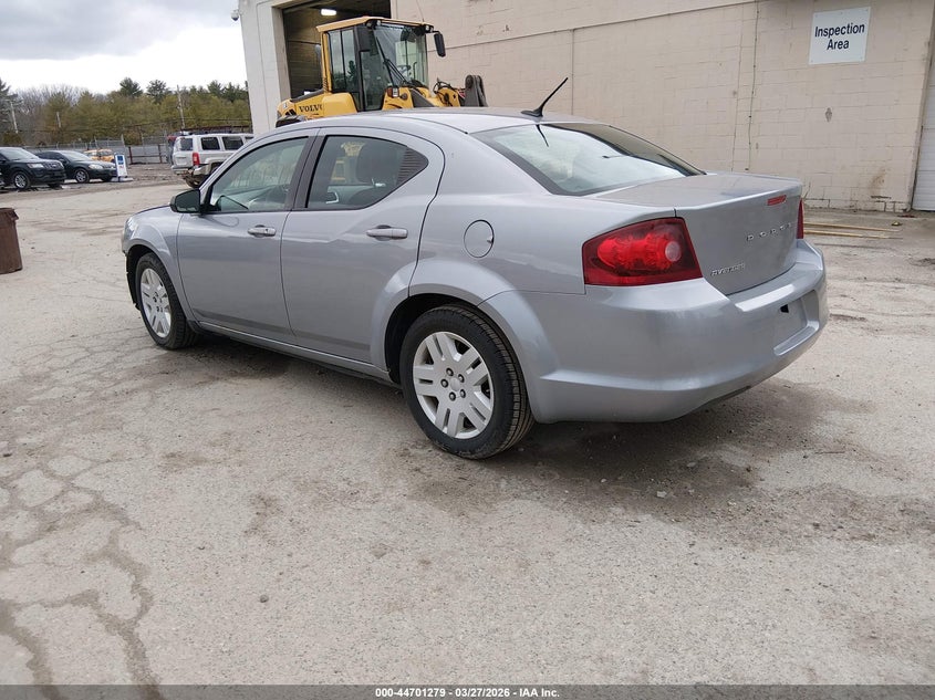 Vin: 1c3cdzab3en166081, lot: 45198409, dodge avenger se 20143