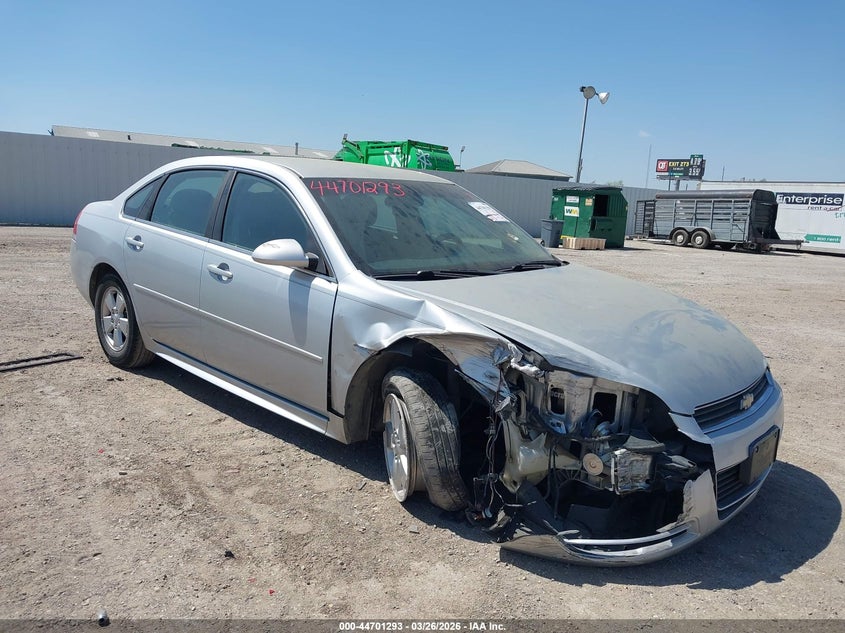 2011 Chevrolet Impala 3.5 Ls silver Lot 111044701293 Vin 2G1WF5EK5B1156843
