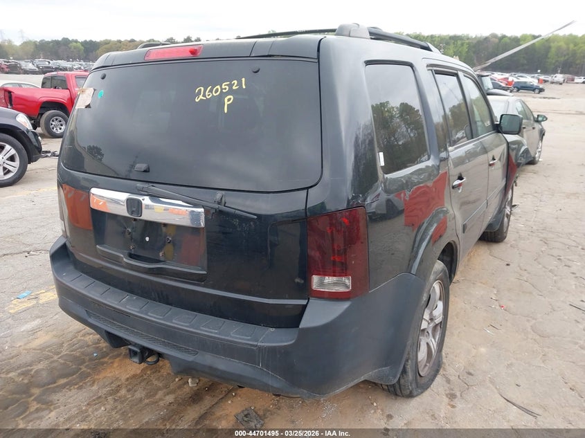 5FNYF4H56CB009560 2012 Honda Pilot 3.5 Ex-L black