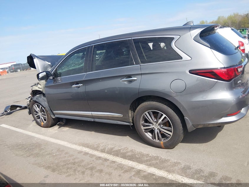 2019 Infiniti Qx60 Pure VIN: 5N1DL0MM9KC559209 Lot: 44701581