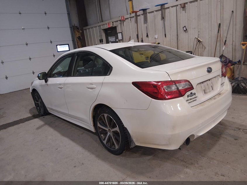 Vin: 4s3bnan60g3007634, lot: 45198736, subaru legacy 2.5i limited 20163