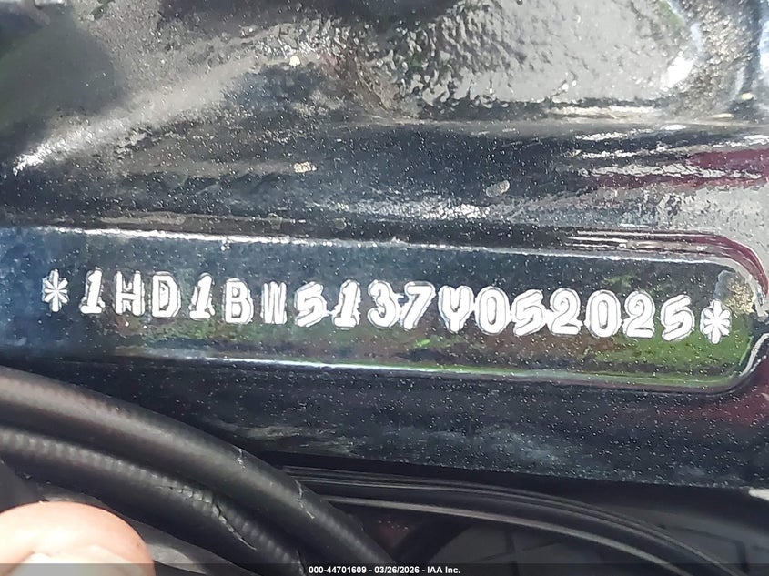 2007 Harley-Davidson Flstc VIN: 1HD1BW5137Y052025 Lot: 44701609