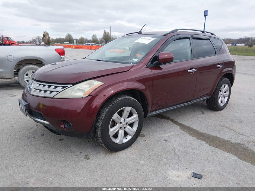 2006 Nissan Murano S VIN: JN8AZ08T26W411032 Lot: 44701766