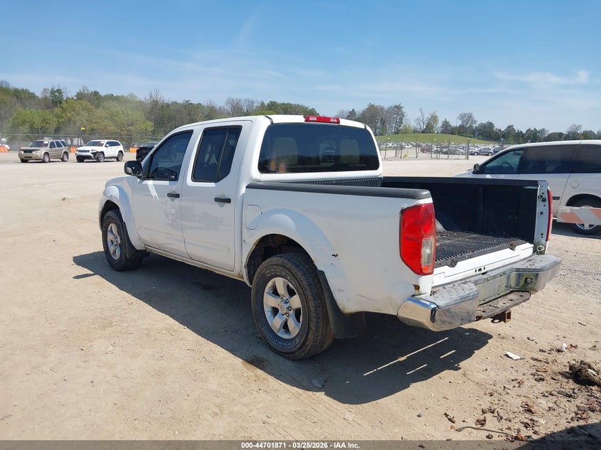 2012 Nissan Navara (frontier) 4.0 Frontier Sv white Lot 111044701871 Vin 1N6AD0EV3CC464221