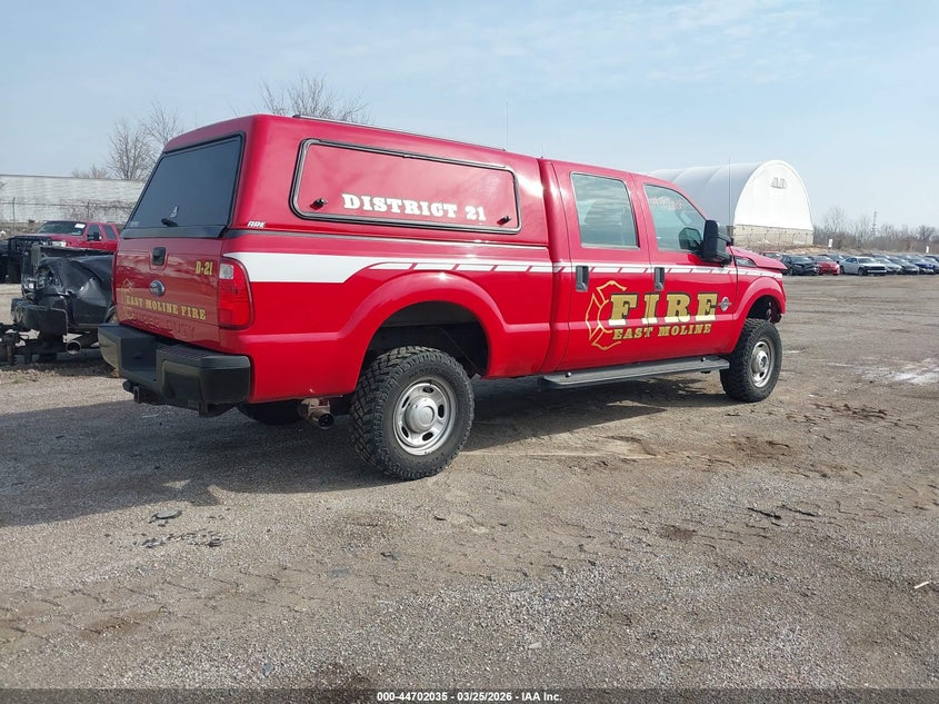 2012 Ford F250 6.7 F-250 Xl red Lot 111044702035 Vin 1FT7W2BTXCEB23571