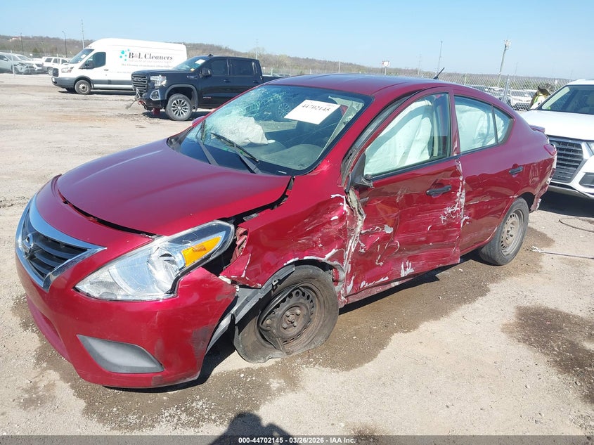 Vin: 3n1cn7ap1hl824626, lot: 45199276, nissan versa 1.6 s+ 20172