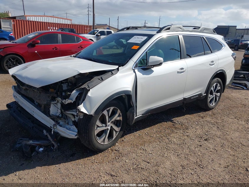 Vin: 4s4btanc0l3258624, lot: 45199391, subaru outback limited 20202