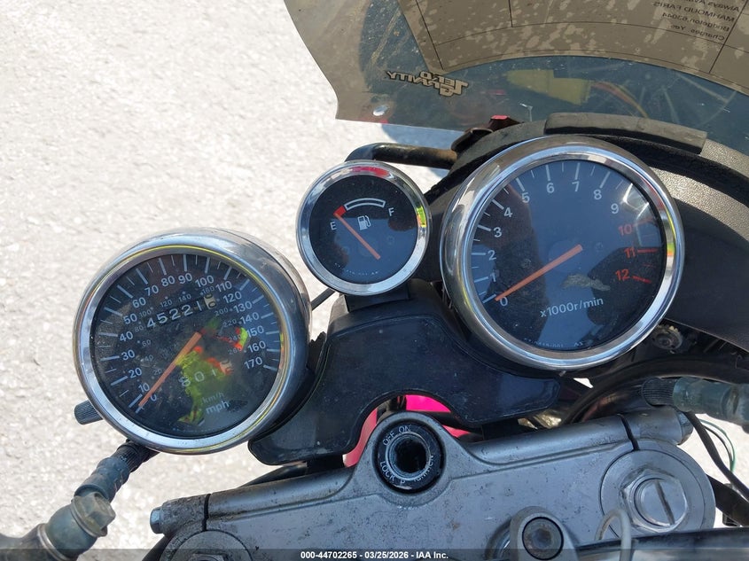 1998 Suzuki Gsf1200 S VIN: JS1GV75A9W2100440 Lot: 44702265