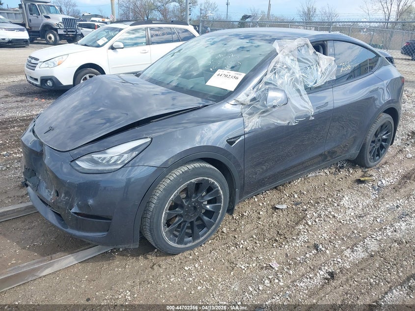 Vin: 5yjygdee3mf244159, lot: 45199487, tesla model y long range dual motor all-wheel drive 20212