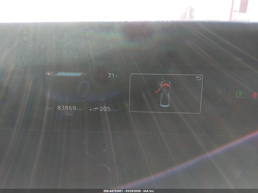 2019 Toyota Mirai VIN: JTDBVRBD2KA006538 Lot: 44702401
