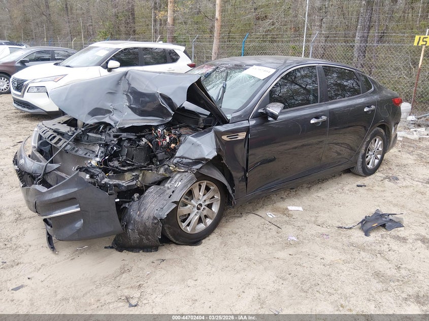 Vin: knagt4l36g5107440, lot: 45199535, kia optima lx 20162