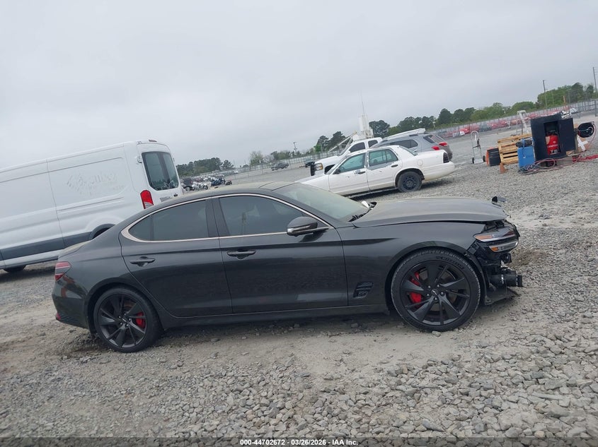 2023 Genesis G70 3.3T Rwd VIN: KMTG54TE9PU113464 Lot: 44702672